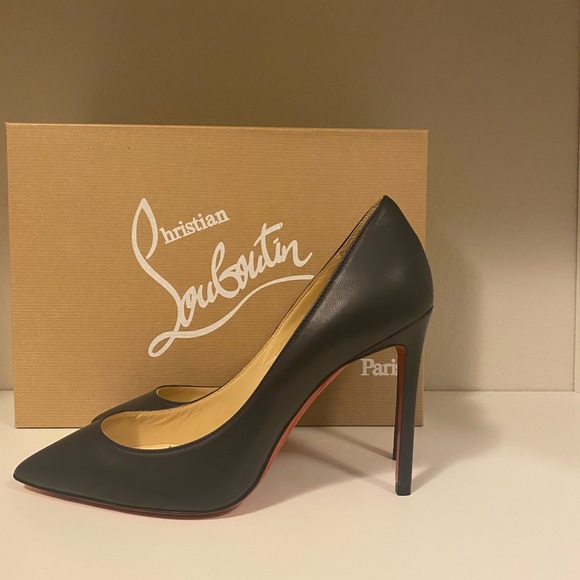Christian Louboutin Pigalle Navy Blue leather - Picture 3 of 3